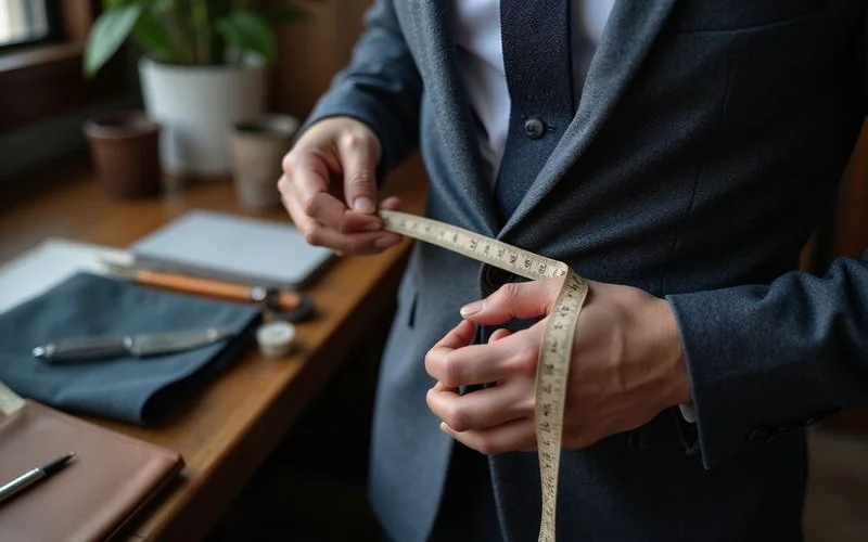 Precise measurements being taken with measuring tape